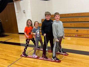 students in gym class