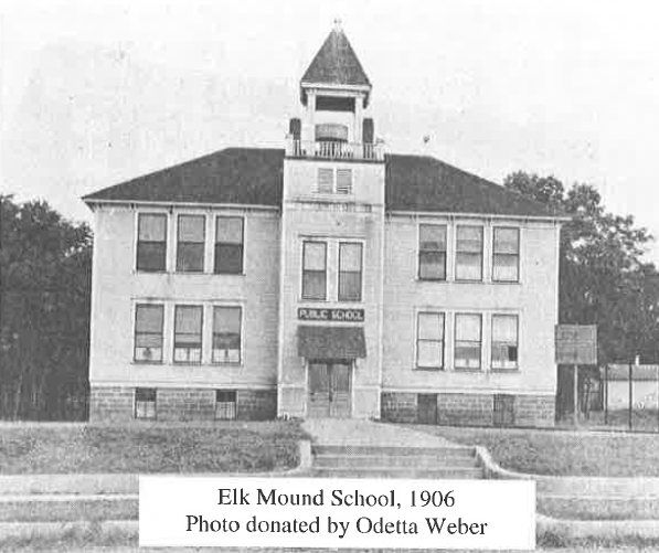 Elk Mound School in 1906
